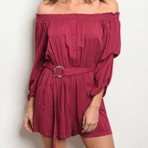 Cranberry Romper